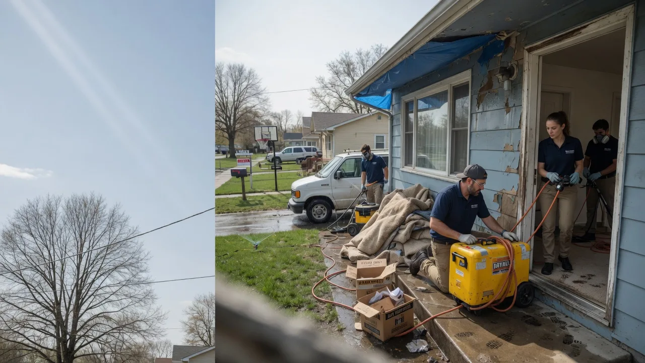 Basement Flood Cleanup in Ola, ID near me
